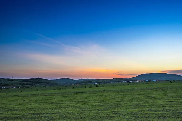 Vue Imprenable Sur Nature Avec Ciel Nuageux — Photo