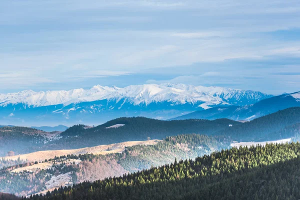 Increíble Vista Naturaleza Con Fondo Cielo Nublado — Foto de Stock