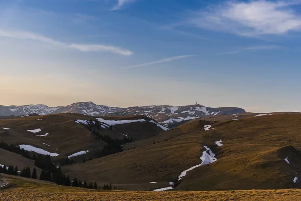 Vue Imprenable Sur Nature Avec Ciel Nuageux — Photo