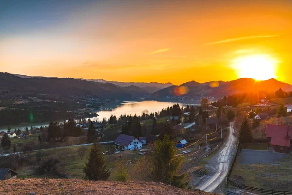 Faszinierender Natur Bergblick Mit Viel Grün — Stockfoto