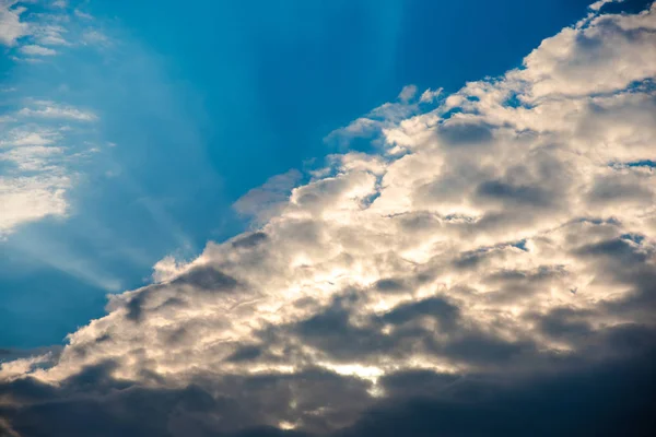 Vue Imprenable Sur Nature Avec Ciel Nuageux — Photo