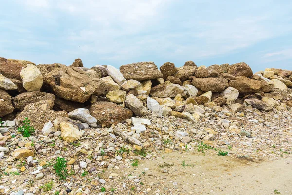 Büyüleyici doğa rocky mountain view mavi gökyüzü ile
