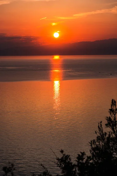 Vue Imprenable Sur Nature Avec Ciel Nuageux — Photo