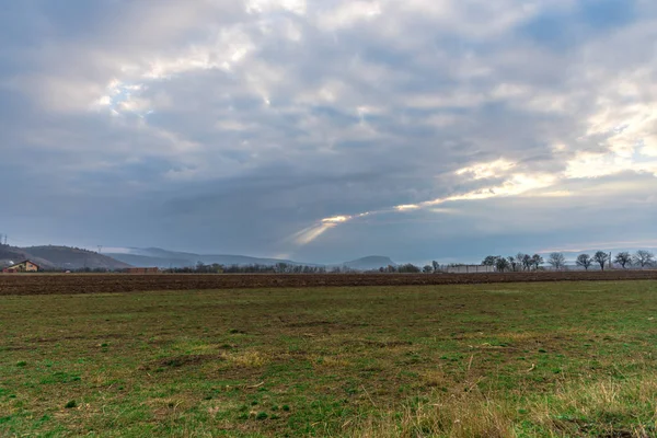 Vista Incrível Natureza Com Fundo Céu Nublado — Fotografia de Stock