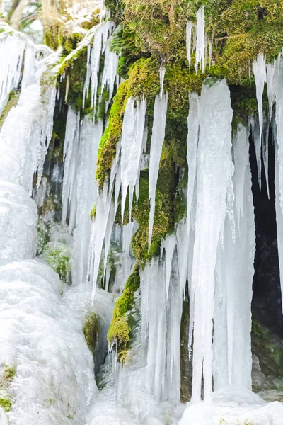 Enormes Ciclos Frios Fundo Natureza — Fotografia de Stock