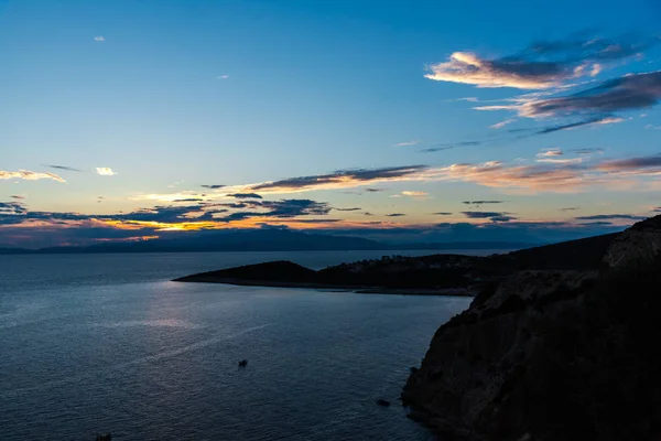 Vue Imprenable Sur Nature Avec Ciel Nuageux — Photo