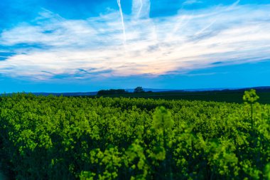 Bulutlu gökyüzü arka plan şaşırtıcı doğa manzaralı