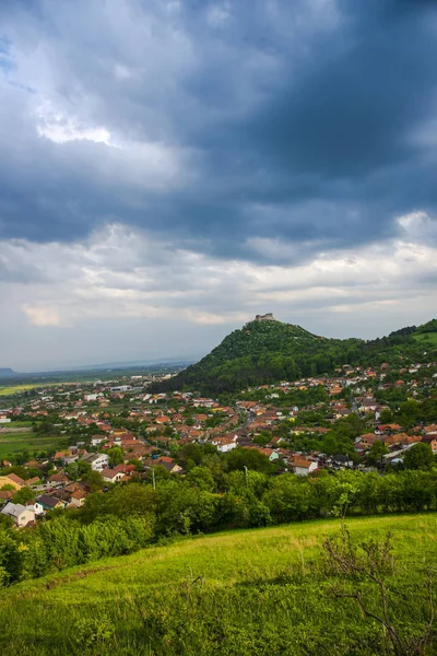 Úžasný Pohled Přírody Zamračená Obloha Pozadí — Stock fotografie