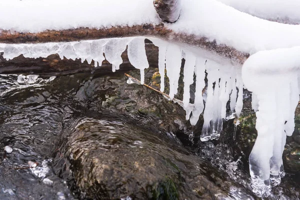 Enormes Ciclos Frios Fundo Natureza — Fotografia de Stock