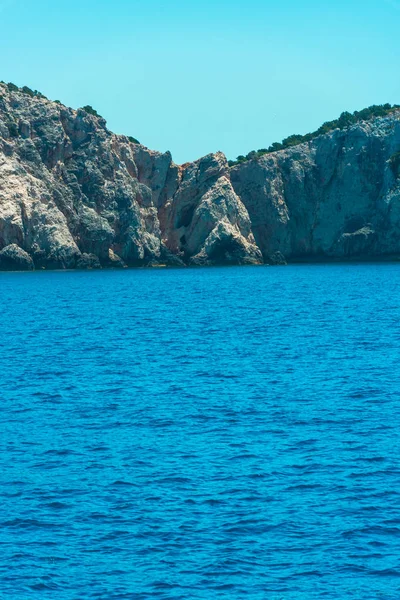 Picturesque View Sea Rocks Blue Sky — Stock Photo, Image