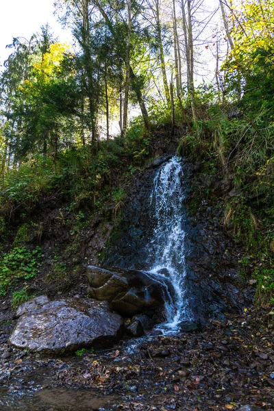 Schöner Wasserfall Natur Malerische Aussicht — Stockfoto