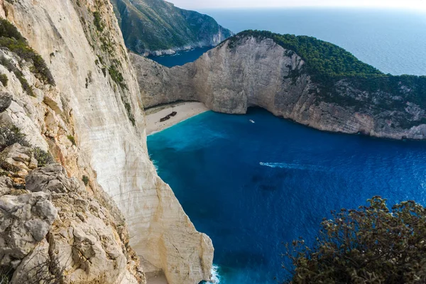 Affascinante Vista Sulle Montagne Rocciose Con Laguna Blu — Foto Stock