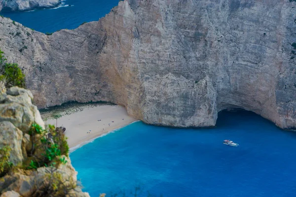 Affascinante Vista Sulle Montagne Rocciose Con Laguna Blu — Foto Stock