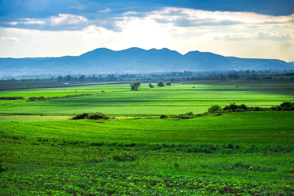 Vista Incrível Natureza Com Fundo Céu Nublado — Fotografia de Stock