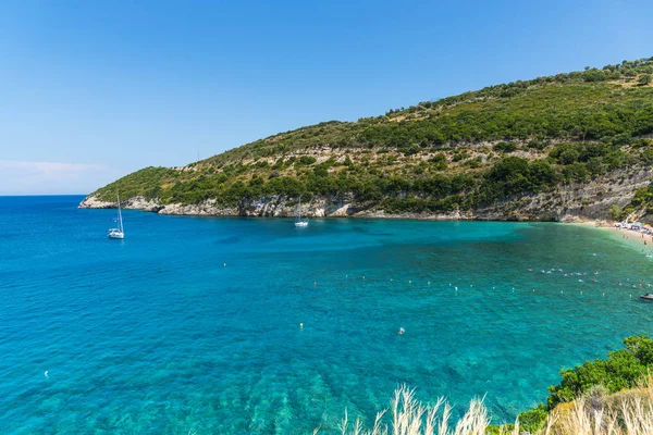 Fascinating Mountain View Blue Lagoon — Stock Photo, Image