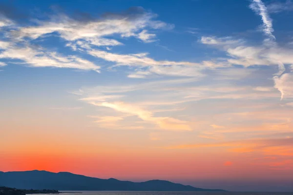 Amazing Nature View Cloudy Sky Background — Stock Photo, Image