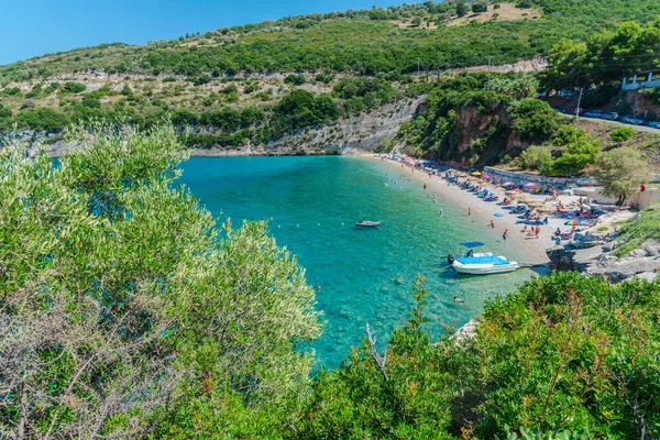 İbiza adasının sahil manzarası