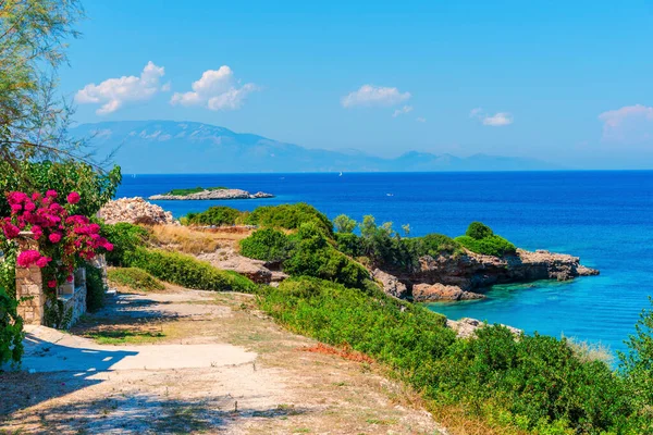 Όμορφο Τοπίο Της Μεσογείου Στην Ελλάδα — Φωτογραφία Αρχείου