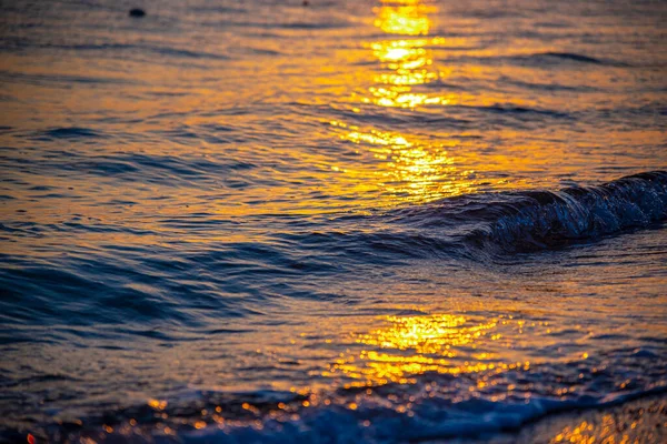 Zonsondergang Zee — Stockfoto