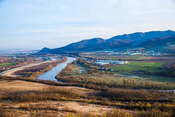 Vista Aérea Del Río Verano — Foto de Stock