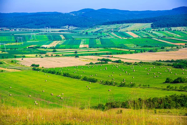 Luftaufnahme Der Grünen Hügel Der Toskana Italien — Stockfoto