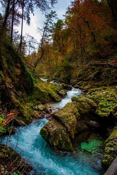 Красивый Водопад Горах — стоковое фото