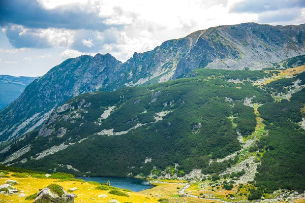 Paisagem Montanhosa Nos Alpes — Fotografia de Stock