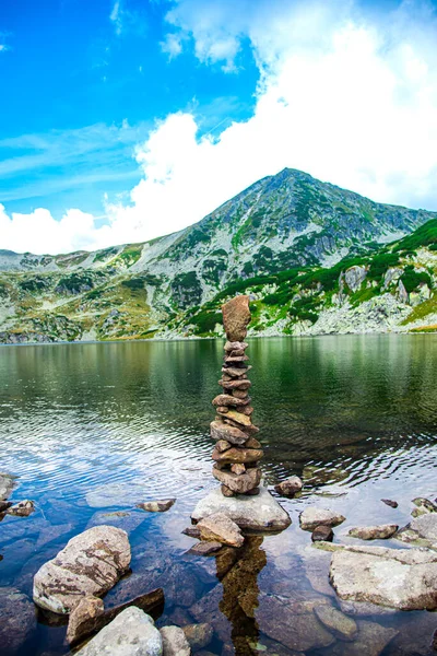 Horské Jezero Horách — Stock fotografie
