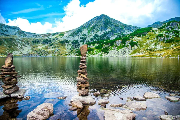 Górskie Jezioro Alpach — Zdjęcie stockowe