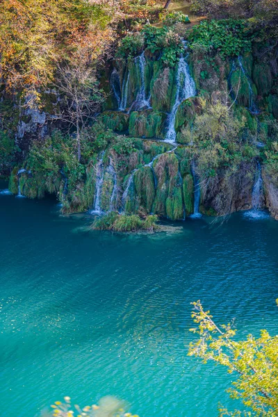 Plitvicei Tavak Nemzeti Park Horvátországban — Stock Fotó