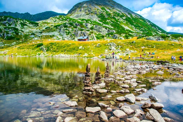 Paisagem Nas Montanhas Verão — Fotografia de Stock