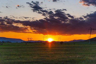 Gün batımında inanılmaz manzara