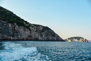 Zakynthos adasının güzel manzarası, Yunanistan 