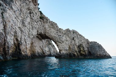 Zakynthos adasının güzel manzarası, Yunanistan 