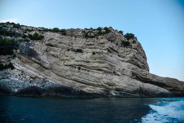 Прекрасний Краєвид Острова Закінтос Сірий — стокове фото