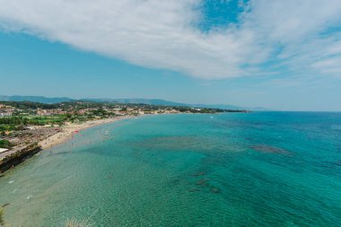 Yunanistan 'ın Zakynthos adasındaki manzara