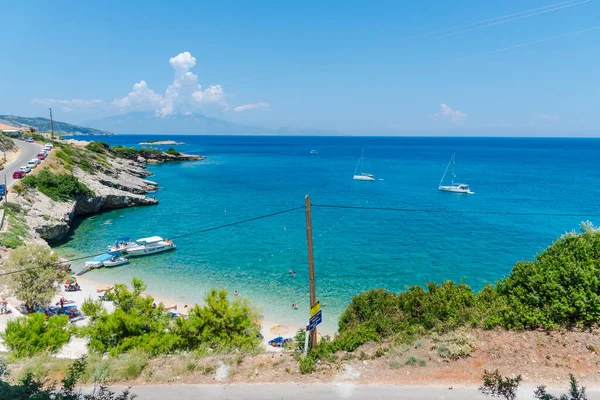 Landskap Vid Havet Grekland — Stockfoto
