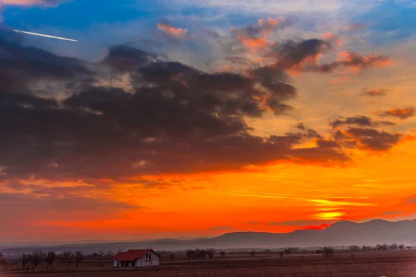 Amazing Clouds Sunset — Stock Photo, Image