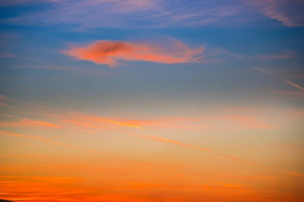 Nuvens Incríveis Pôr Sol — Fotografia de Stock