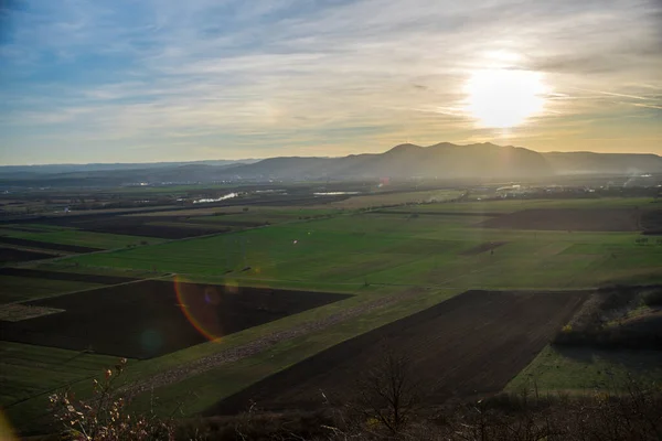 Zonsondergang Lente — Stockfoto