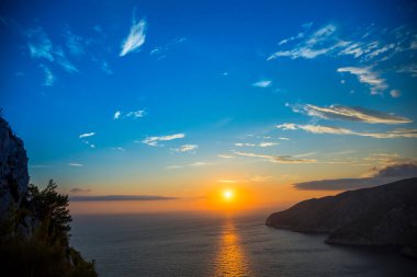 Denizde deniz manzarası, Yunanistan