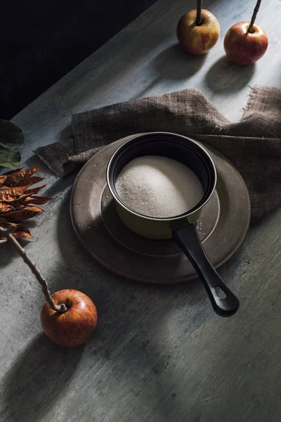 Gula Untuk Apel Karamelisasi — Stok Foto