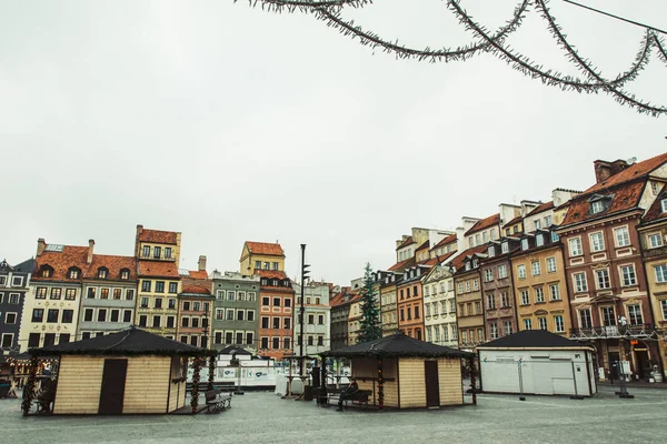 Warsaw Poland November 2017 Christmas Market Warsaw Old Town Market — Stock Photo, Image