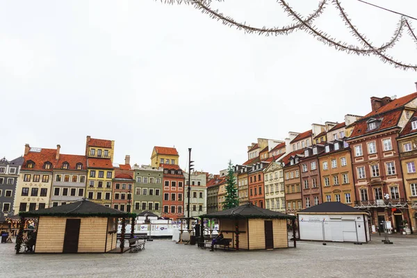 Warsaw Poland November 2017 Christmas Market Warsaw Old Town Market — Stock Photo, Image