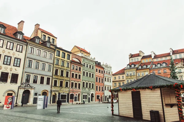 Warsaw Poland November 2017 Christmas Market Warsaw Old Town Market — Stock Photo, Image