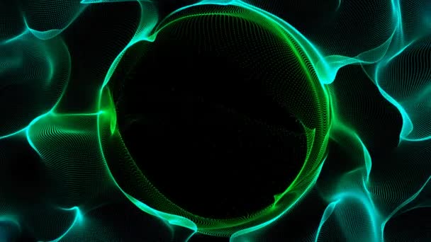 Résumé Le logo des particules révèle l'arrière-plan, le logo de l'explosion des particules révèle Motion Animation .