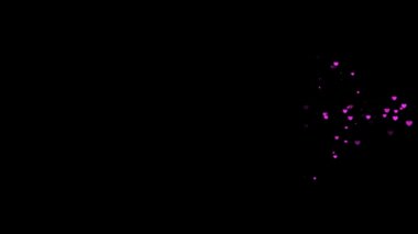 Konfeti kalp parçacıklar arka plan bokeh, ilerleyici kalp parçacık bookeh arka plan parlayan ile.