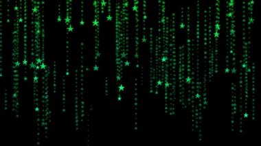 Falling Stars parlak parçacık çizgileri, yağmur Glitter parçacıklar parlayan, hareket Background.Animated Video zemin çok renkli dijital Star Rainabstract arka plan sabit yıldız.