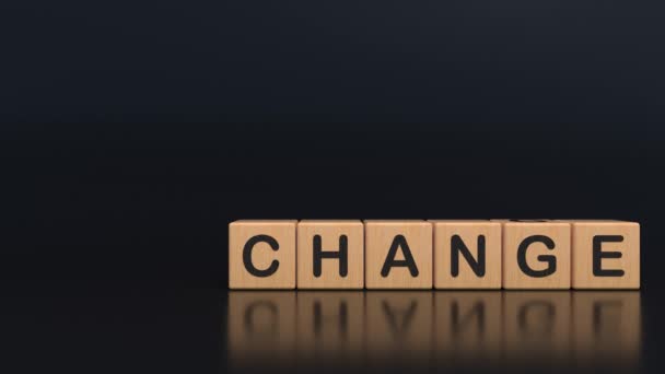 Seamless Cambio Conversión Chance Conversión Cambio Fondo Creativo Para Inspiración — Vídeos de Stock