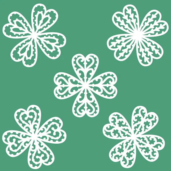 Şanslı dört Yaprak yonca veya yonca, St Patrick's Day için mükemmel ve İrlandalı şans.